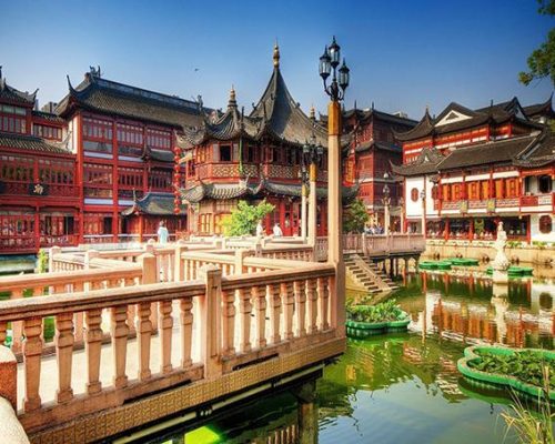 Yu Garden In Shanghai  Paint by numbers