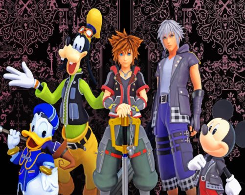 Kingdom Hearts Characters Paint by numbers