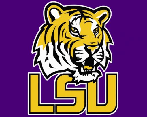 LSU Tigers Illustration Paint by numbers