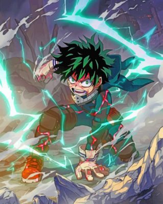 Mad Deku My Hero Academia - Paint By Number - Num Paint Kit