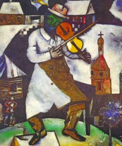 Marc Chagall The Fiddler paint by numbers