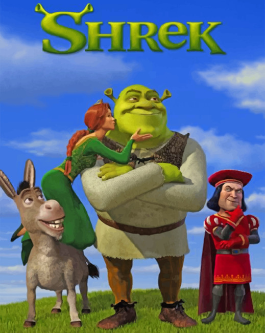 Shrek Movie Paint by numbers