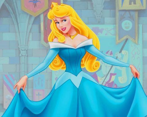 Sleeping Beauty Princess paint by numbers