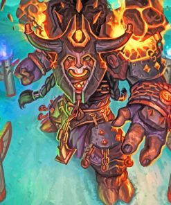 Tauren Shaman Paint by numbers