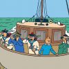 Tintin In The Sea paint by numbers
