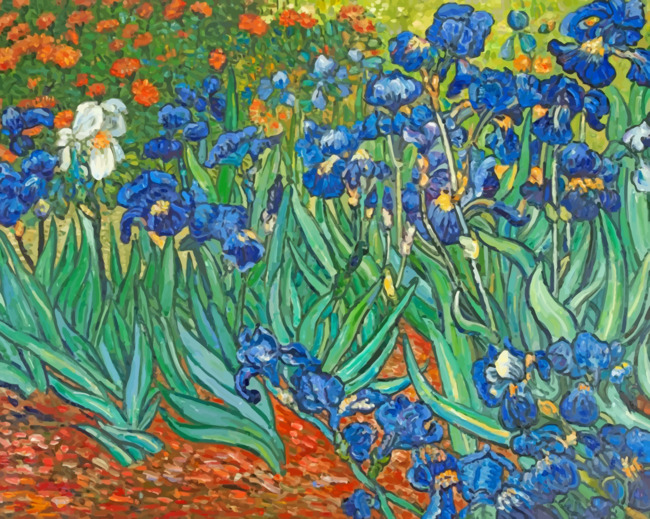 Van Gogh Irises - Paint By Number - Num Paint Kit