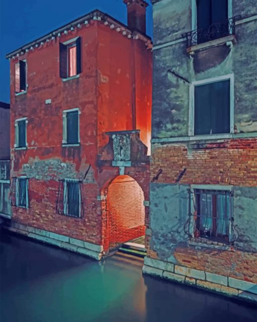 Venice Houses Paint by numbers