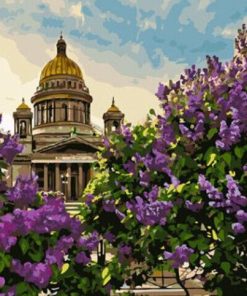 Cathedral In Saint Petersburg Paint by numbers
