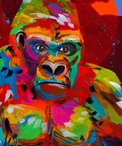 Gorilla paint by numbers