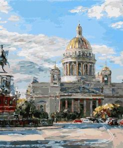 St Isaac’s Square in Saint Petersburg Paint by numbers