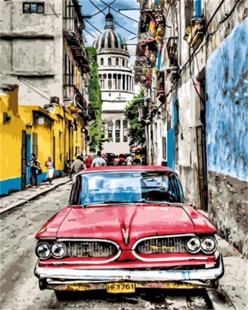 Havana Street paint by numbers