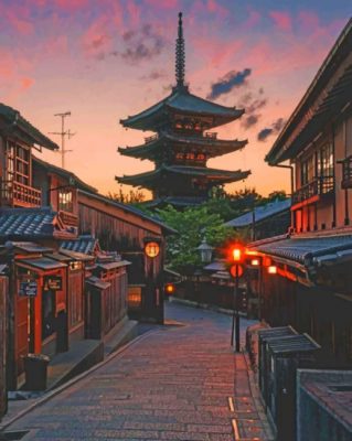 Japan Asia Paint by numbers