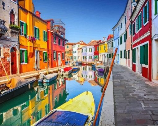 Burano Venice Paint by numbers