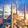 The-Blue-Mosque- Paint by numbers