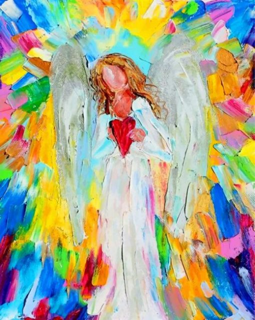 Abstract Angel Of Love Paint by numbers
