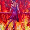 Ballerina Dancing In The Fire Paint by numbers