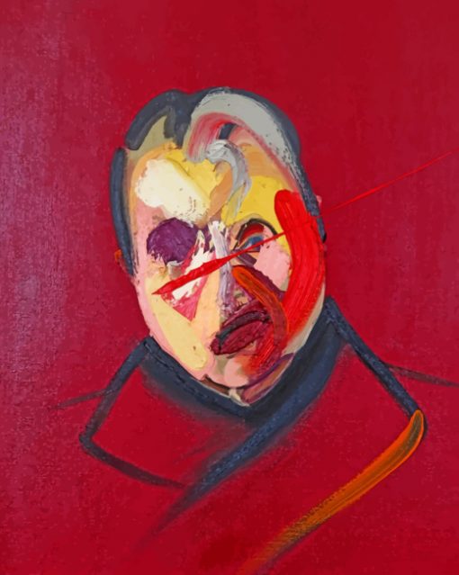 Abstract Francis Bacon paint by numbers