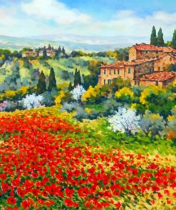tuscan scene Paint by numbers