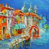 Abstract Venice Italy paint by numbers