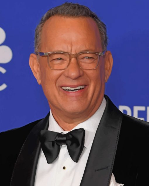actor-tom-hanks-paint-by-number