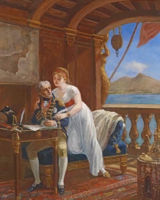 admiral-nelson-and-his-lover-paint-by-number