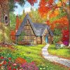 Autumn Cottage paint by numbers