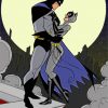 Batman And Catwoman In Love paint by numbers