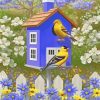 Yellow Birds In Their House Paint by numbers