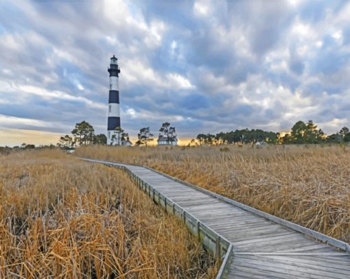 Cape Hatteras National Seashore Paint by numbers