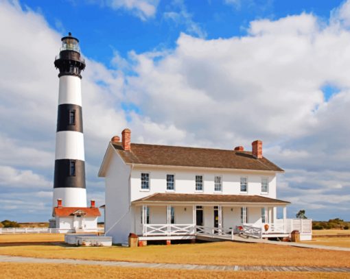 Bodie Lighthouse Paint by numbers