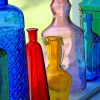 Colored Glass Bottles paint by numbers