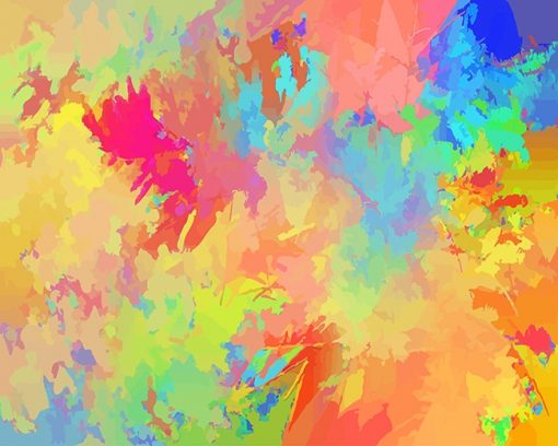 Colorful Abstract Background paint by numbers