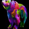 Colorful Bear Pop Art paint by numbers