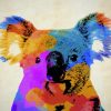 Colorful Koala paint by numbers