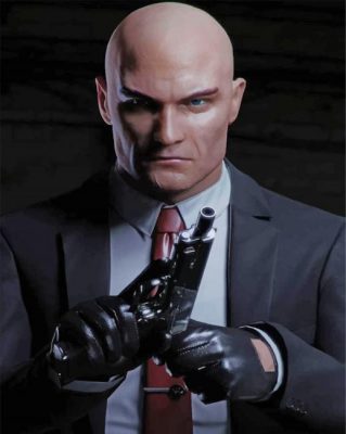 Cool Hitman 2 Paint by numbers
