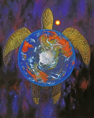 Discworld Turtle  paint by numbers