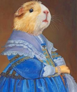 Classy Guinea Pig Paint by numbers