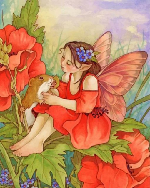 Flower Fairy Paint by numbers