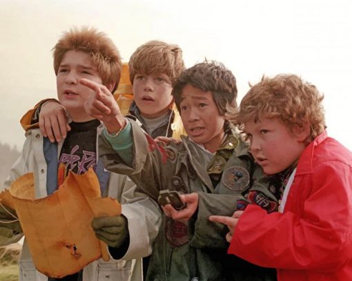 The Goonies paint by numbers
