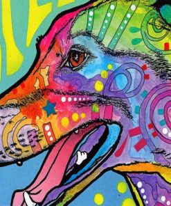 Greyhound Dog paint by numbers
