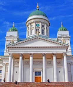 Helsinki Cathedral paint by numbers