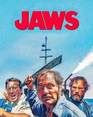 Jaws Illustration - Paint By Number - Num Paint Kit