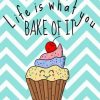 Life Is What You Bake It Piant by numbers