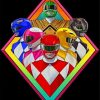 Power Rangers Characters paint by numbers