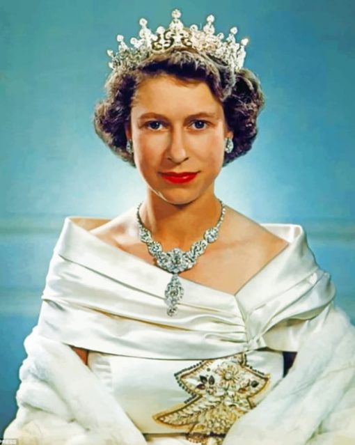 Queen Elizabeth paint by numbers