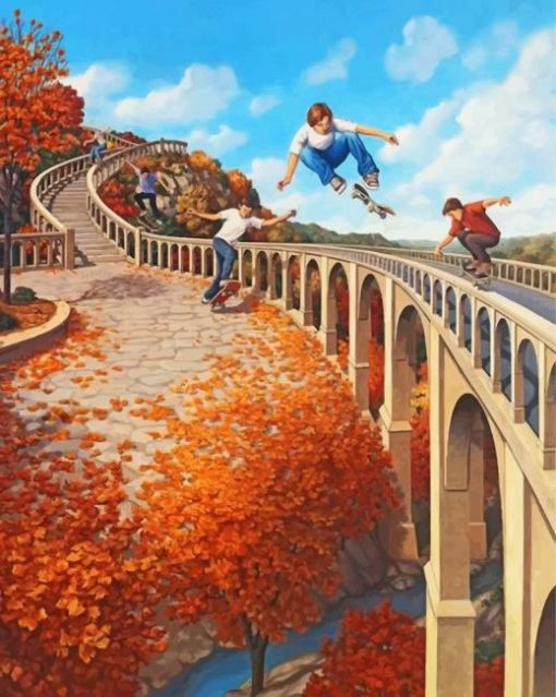Rob Gonsalves Illustration Paint by numbers