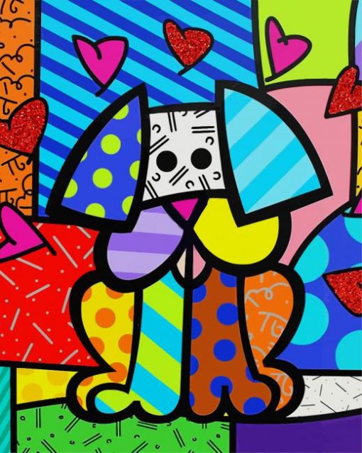 romero-britto-dog-paint-by-numbers