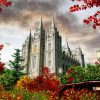 Salt Lake Temple paint by numbers