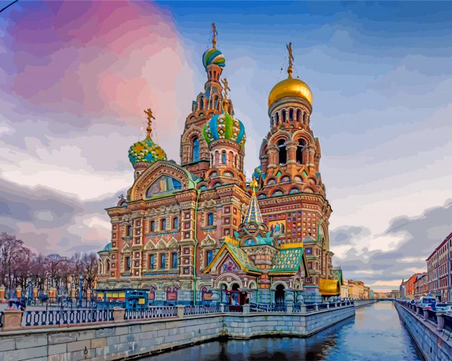 St Petersburg Paint by numbers