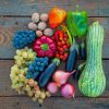 Vegetables And Fruits paint by numbers